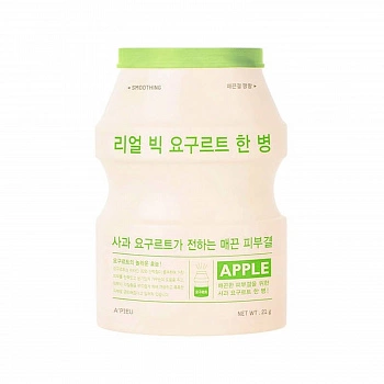 Йогуртовая маска для лица с экстрактом яблока Real Big Yogurt One-Bottle Apple