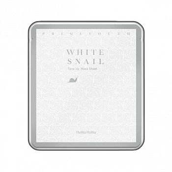 Гидрогелевая маска с экстрактом муцина белой улитки Prime Youth White Snail Tone Up Mask Sheet