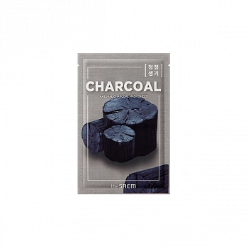 Тканевая маска для лица 01 Natural Charcoal Mask Sheet