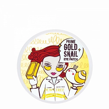 Патчи с экстрактом улитки для кожи вокруг глаз Prime Gold Snail Eye Patch