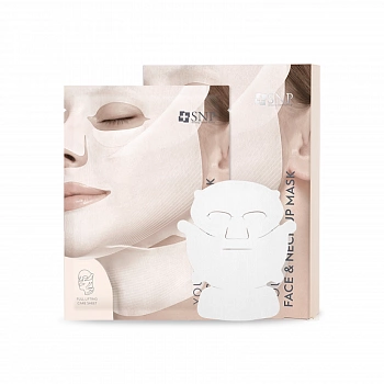 Тканевая маска для лица и шеи 5шт. Youth Age Face & Neck Up Mask 5ea