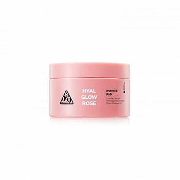 Очищающие диски с экстрактом дамасской розы 135мл Hyalglow Rose Essence Pad 135ml