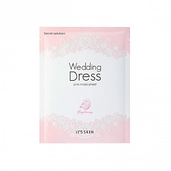 Осветляющая тканевая маска Wedding Dress Pink Mask Sheet