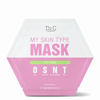 Маска для ухода за жирной кожей 10шт My Skin Type Mask OSNT 10ea