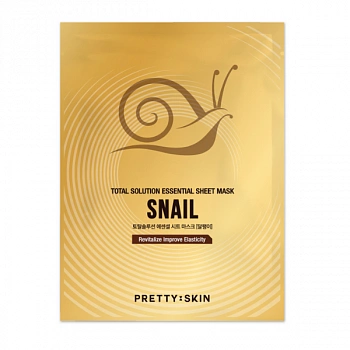 Тканевая маска с муцином улитки Total Solution Essential Sheet Mask Snail
