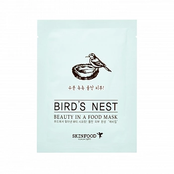 Экспресс-маска с натуральными экстрактами 02 Beauty In a Food Mask Sheet Bird`s Nest