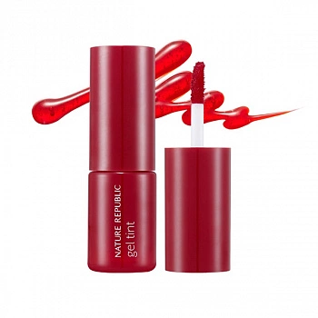 Гелевый тинт для губ 04 красный Pure Shine Lip Tint 04 Red
