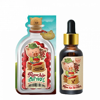 Масло шиповника 100% для лица и тела Farmer Piggy Rose Hip Oil 100%
