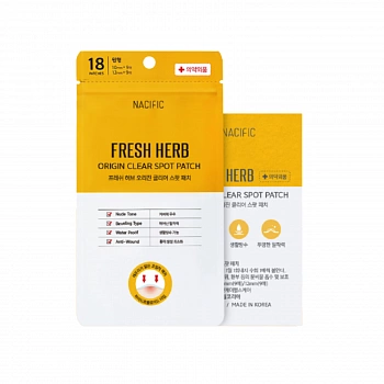 Патчи против воспалений 10шт Fresh Herb Origin Clear Spot Patch 10ea