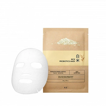 Тканевая маска с экстрактом риса Rice Probiotics Mask