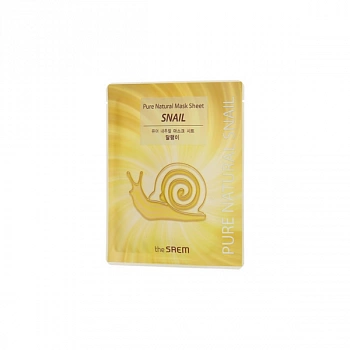 Восстанавливающая маска с муцином улитки Pure Natural Mask Sheet [Snail]