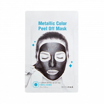 Маска-пилинг для очищения пор Metallic Color Peel Off Mask [Black]