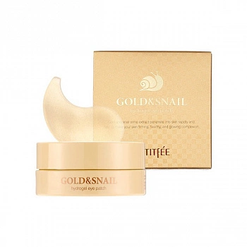 Гидрогелевые патчи для век с золотыми частицами и фильтратом муцина улитки Gold & Snail Hydrogel Eye Patch