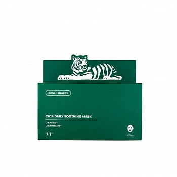 Ежедневные успокаивающие тканевые маски Cica Daily Soothing Mask