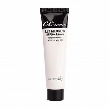 Осветляющий СС-крем с SPF50+ PA+++ Let Me Know CC Cream SPF50+ PA+++