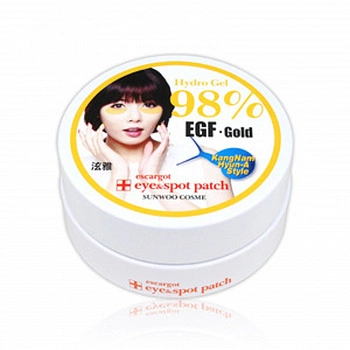 Патчи для глаз с муцином улитки  золотом Eye & Spot Patch (Snail Mucin + EGF + Gold)