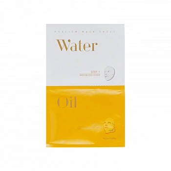 Двойная тканевая маска для сухой кожи Dualism Mask Sheet Water & Oil