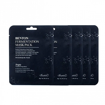 Маска с ферментированными компонентами и пептидами 5 шт. Fermentation Mask Pack 5 pcs