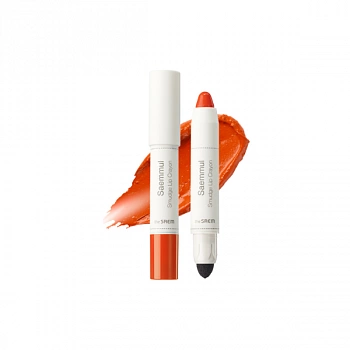 Помада-карандаш для губ 04 Saemmul Smudge Lip Crayon OR01