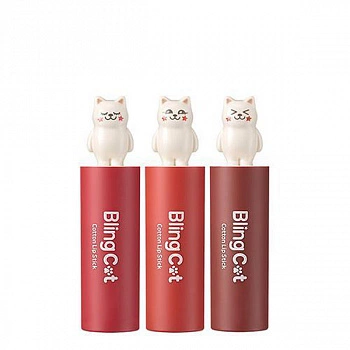 Помада для губ 03 Bling Cat Cotton Lipstick 03
